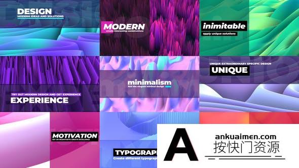 [DaVinci Resolve模板][教程发布]创意幻灯片和背景动画达芬奇模板 Creative Slides And Backgrounds For DaVinci Resolve