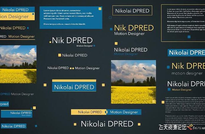 [FCPX标题字幕]现代时尚流行文字标题字幕条动画FCPX插件 Twenty5 Titles Part G