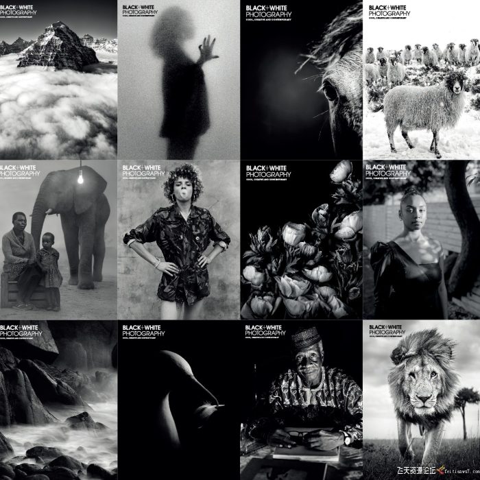 [电子书籍教程]黑白摄影 [ Black + White Photography ] 2021 合集 / 12本 / PDF