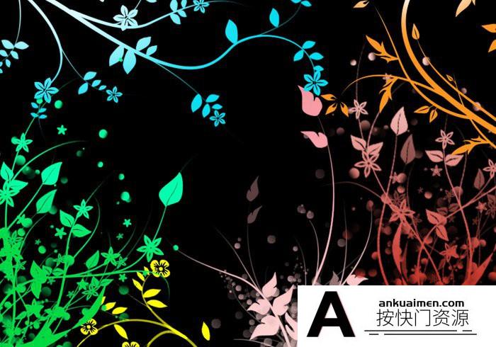 [装饰花纹笔刷][插件发布]非常漂亮的花草梦幻笔刷gvl_Suddenly