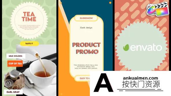 [FCPX发生器]FCPX插件-动态销售幻灯片模版 Sale Product Promo Stories 支持m1