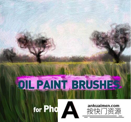 [CG绘画笔刷][插件发布]油画Photoshop笔刷CG绘画包