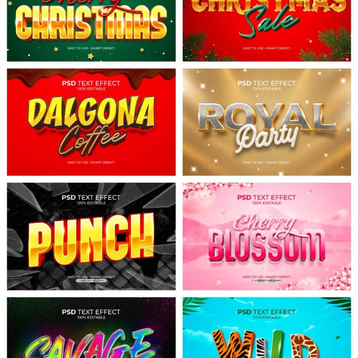 [字体样式][插件发布]PS文字效果样式合集 Text Effect vol.11