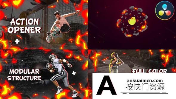 [DaVinci Resolve模板][教程发布]手绘元素幻灯片达芬奇模板 Action Slideshow | DaVinci Resolve