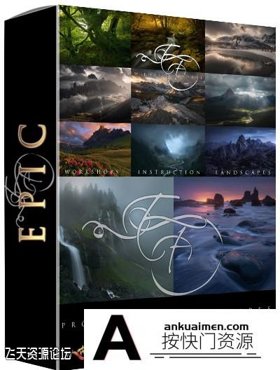 [风光摄影教程]意大利摄影师Enrico Fossati黑暗情绪风景摄影后期教程三套合集