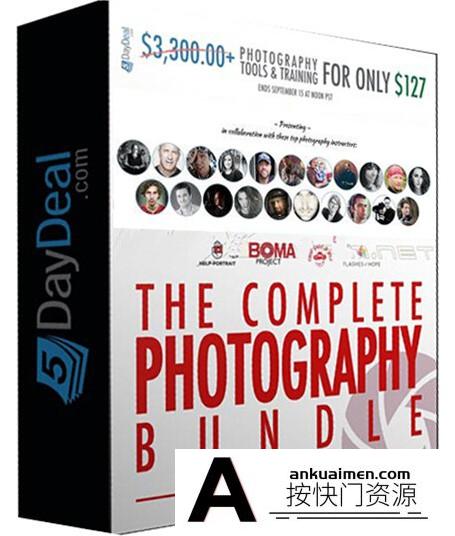 [人像摄影教程][插件发布]顶尖摄影师完整摄影及后期教程 The Complete Photography Bundle II