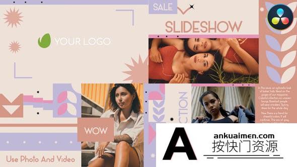 [DaVinci Resolve模板][教程发布]达芬奇销售推广幻灯片模版 Sale Promo Slideshow