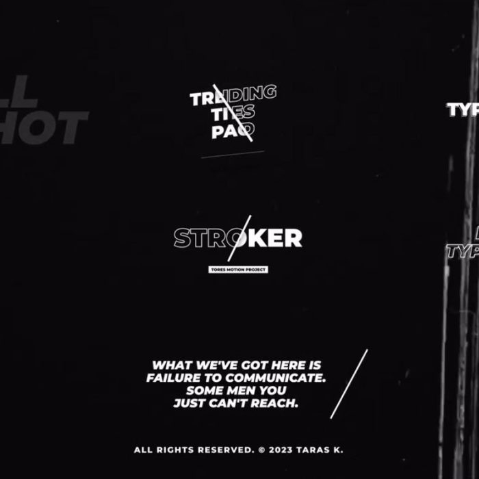 [FCPX标题字幕]FCPX标题插件-现代风格标题排版FCPX模板 Stroke Titles