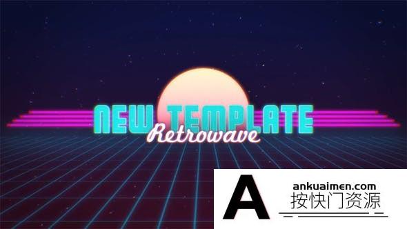 [DaVinci Resolve模板][教程发布]电视节目广告演示幻灯片促销活动复古标题达芬奇模板 Retro Title