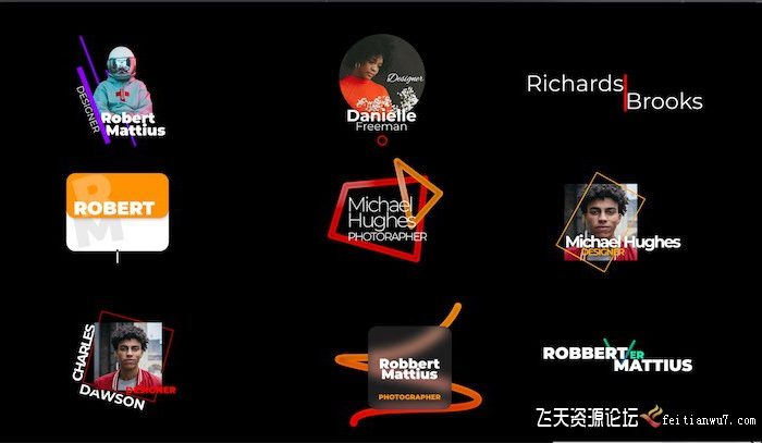 [FCPX标题字幕]FCPX插件-9款低三分之二fcpx动态字幕插件 Lower Thirds 支持m1