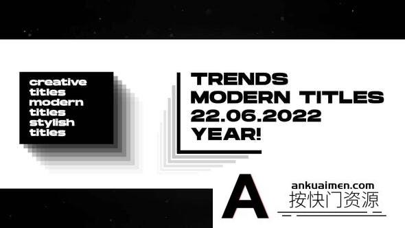 [FCPX标题字幕]FCPX插件-现代文字标题插件 Modern Titles | Final Cut Pro