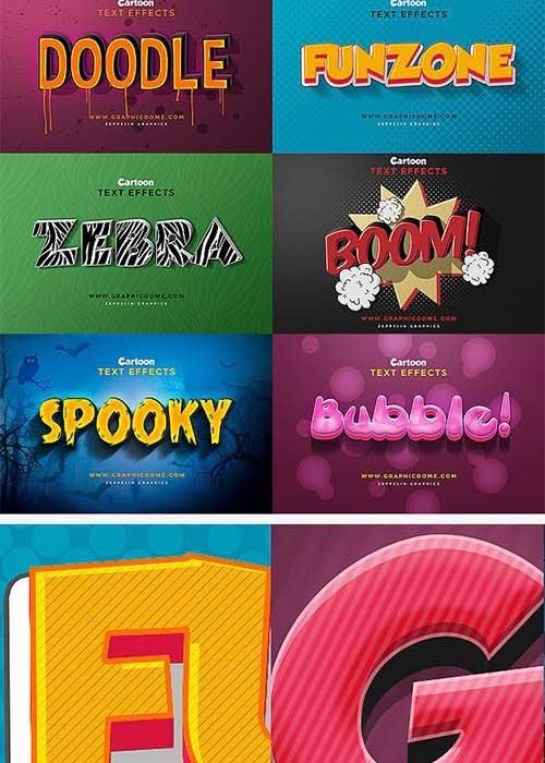 [字体样式][插件发布]卡通文字效果PS样式下载