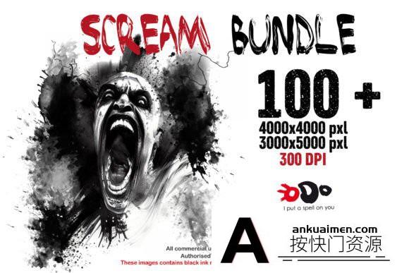 [水墨水彩笔刷][插件发布]墨水飞溅笔刷和油漆飞溅图片素材视觉效果包套装