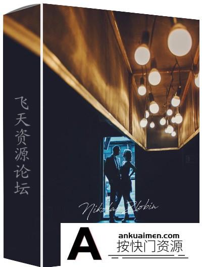 [人像摄影教程]摄影师Nikolai Zlobin使用视频灯进行电影广角人像布光教程