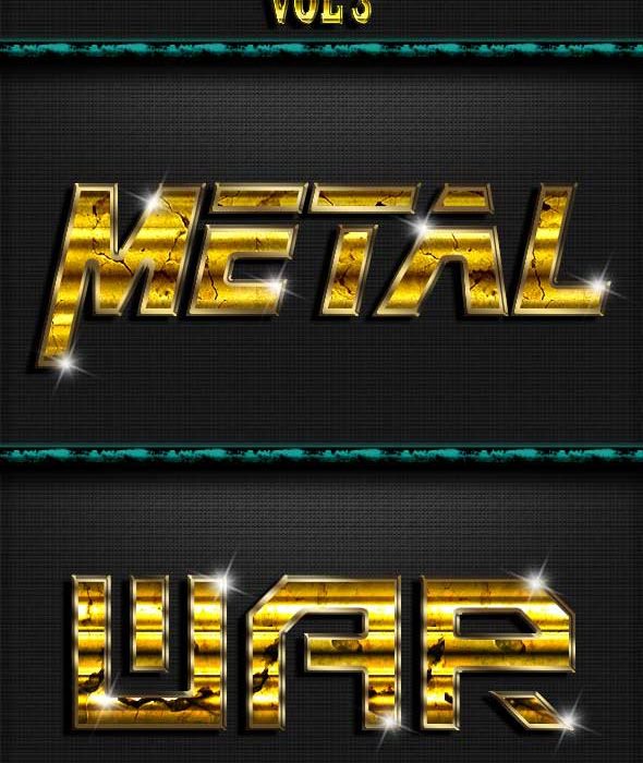 [金属样式][插件发布]黄金金属文本样式 Amazing Cracked Gold Style V3