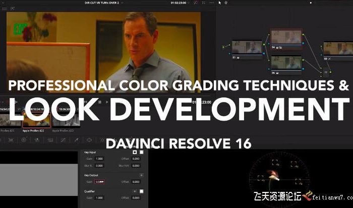 [DaVinci Resolve教程][教程发布]DaVinci Resolve 16 专业色彩分级技术达芬奇调色教程-中文字幕