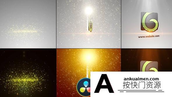 [DaVinci Resolve模板][教程发布]优雅闪光logo标志展示达芬奇模板 Elegant Glitters Logo – DaVinci Resolve