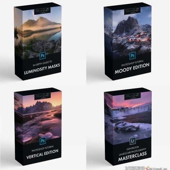 [风光摄影教程]风光摄影师Daniel Gastager风光摄影后期处理大师班4套典藏版-中文字幕