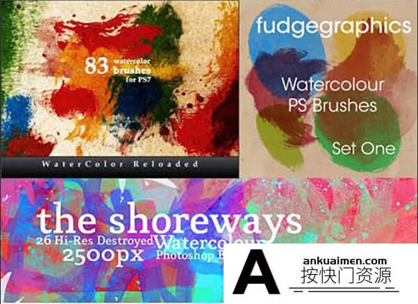 [笔刷打包下载][插件发布]300多种用于创建绘画效果的优秀Photoshop笔刷合集