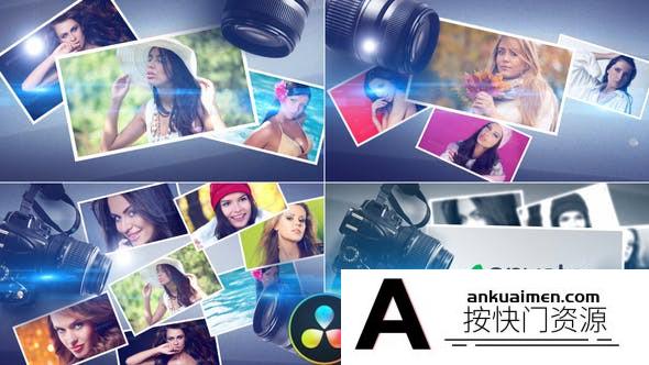 [DaVinci Resolve模板][教程发布]摄影师logo标志展示达芬奇模板 Photographers Logo – DaVinci Resolve