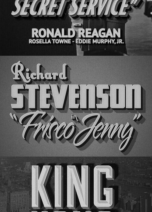 [3D样式][插件发布]老电影3D标题PSD文本样式 Old Movie Titles – Smart Kit Vol. 1