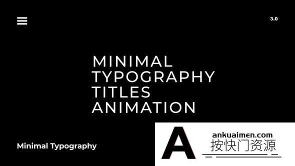 [DaVinci Resolve模板][教程发布]DaVinci Resolve文字标题排版动画模板 Typography Titles 3.0 | DR