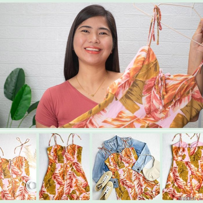 [产品静物摄影]静物产品摄影-衣服服装静物产品平铺布光构图技巧-中英字幕