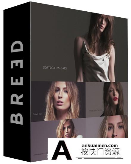 [人像摄影教程]22种高端棚拍时装摄影灯光布光设置技术综合指南+布光图-中英字幕