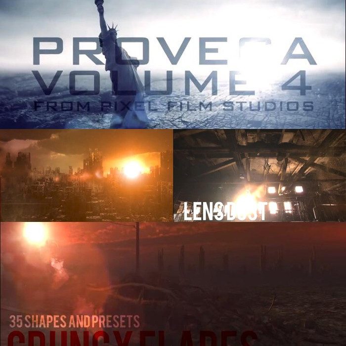 [FCPX发生器]FCPX插件： ProVega V4 专业镜头光晕光效炫光效果发生器