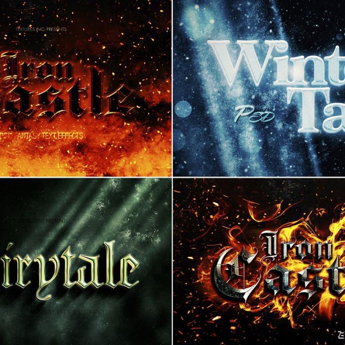 [3D样式][插件发布]幻想文字效果样式包 Fantasy text effects bundle