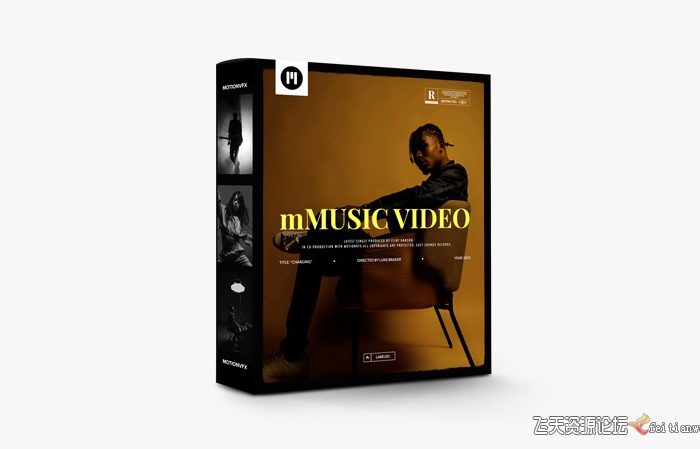 [FCPX标题字幕]音乐短视频文字标题转场FCPX插件 MotionVFX – mMusic Video for FCPX