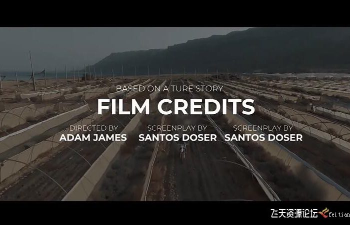 [DaVinci Resolve模板][教程发布]达芬奇模板-33种DaVinci Resolve简约大气电影标题片头片尾开场字幕动画