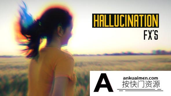 [DaVinci Resolve模板][教程发布]视差幻觉视频效果达芬奇预设 Hallucination Effects