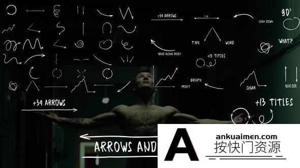 [DaVinci Resolve模板][教程发布]DaVinci Resolve 的箭头和标题模板 Arrows And Titles for DaVinci Resolve