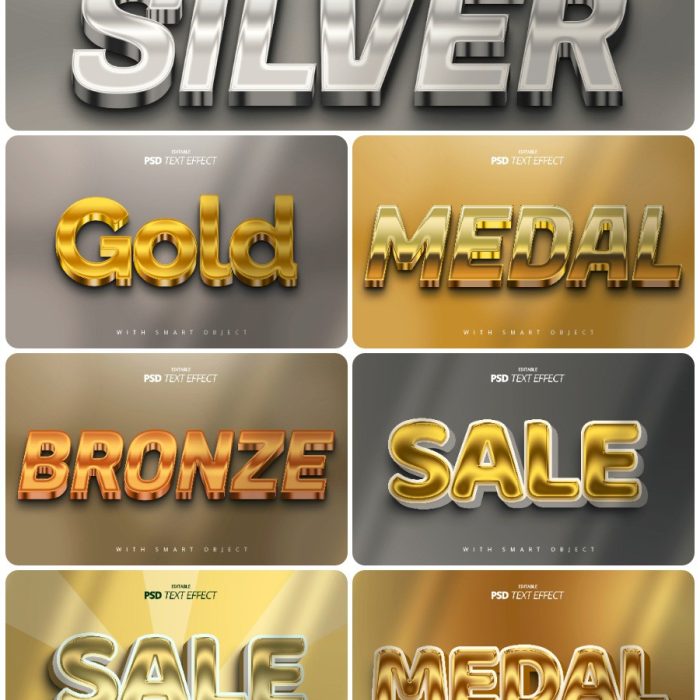 [金属样式][插件发布]质感3D金色金属PS样式下载(PSD格式)