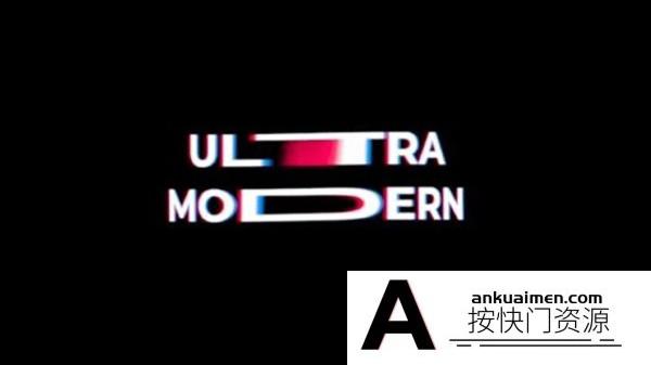 [FCPX标题字幕]fcpx插件- 故障文字标题动画 Glitch Titles for Final Cut Pro