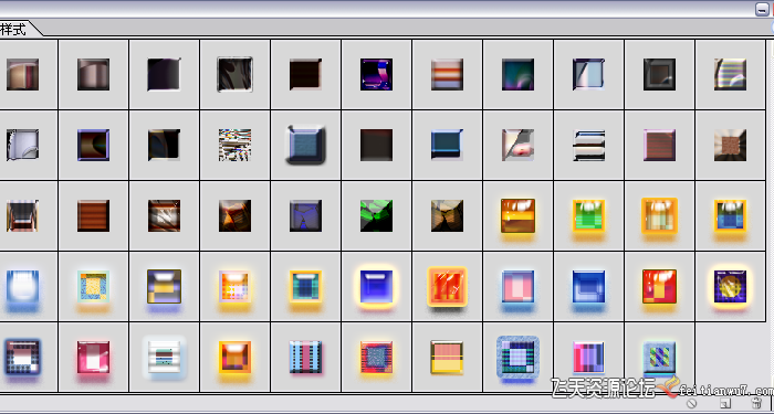 [样式打包][插件发布]PS样式195套合集