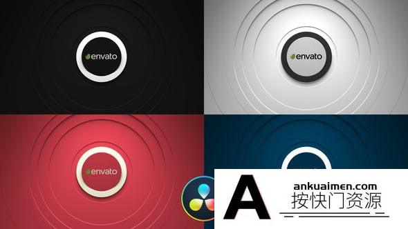 [DaVinci Resolve模板][教程发布]企业公司现代声波logo标志展示达芬奇模板 Clean Sound – Logo Reveal