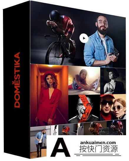 [人像摄影教程]摄影师 Andres Cardona – 工作室运动人像摄影布光教程-中文字幕