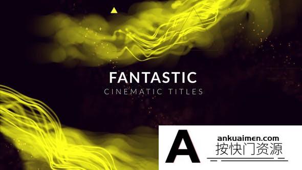 [DaVinci Resolve模板][教程发布]很棒的电影片名文字标题达芬奇模板 Fantastic Cinematic Titles