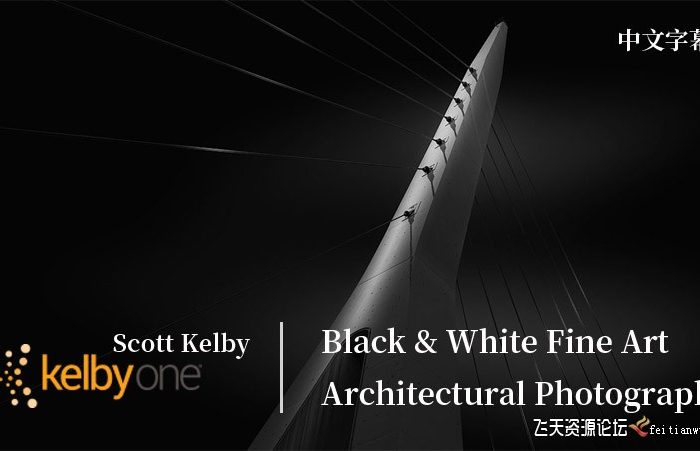[风光摄影教程]斯科特·凯尔比Scott Kelby黑白艺术建筑风光摄影教程-中文字幕