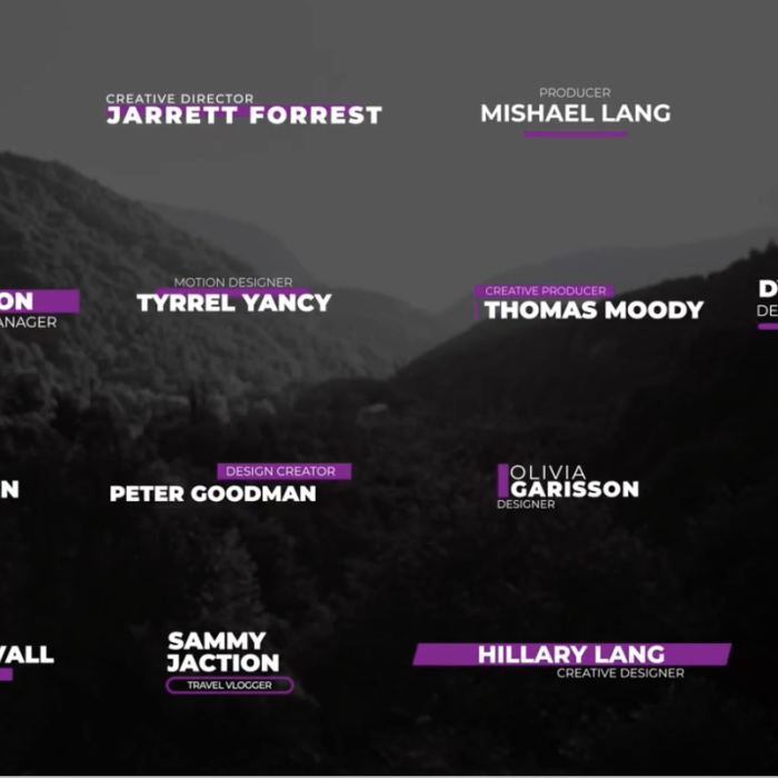 [FCPX标题字幕]FCPX标题模板-现代下三分之一标题模板 Modern Lower Thirds