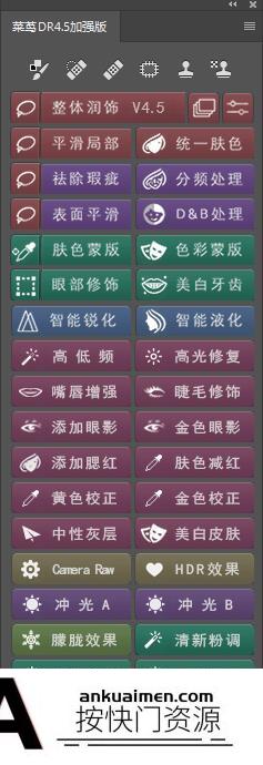 [PS扩展面板][插件发布]DR4.5加强版|DR4.5汉化版PS磨皮插件|DR4.5中文破解版(支持2023)