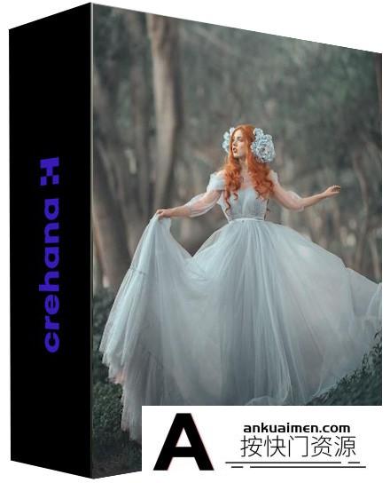 [人像摄影教程]Amina Donskaya 文艺复兴艺术风格人像摄影及后期修饰教程