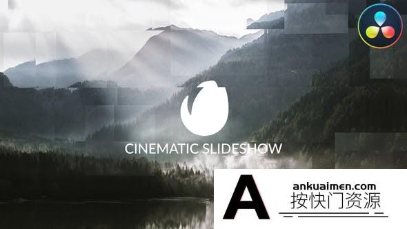 [DaVinci Resolve模板][教程发布]电影幻灯片DaVinci Resolve模板 Cinematic Slideshow