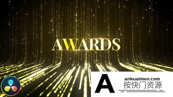 [DaVinci Resolve模板][教程发布]颁奖典礼名称标题展示达芬奇模板 Awards Titles – DaVinci Resolve
