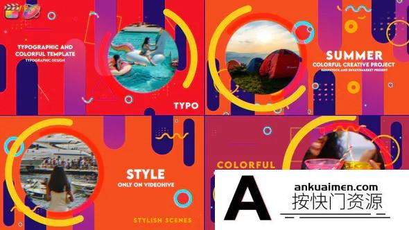 [FCPX标题字幕]fcpx插件-夏季活动揭幕开场动画模板 Summer Opener 支持M1