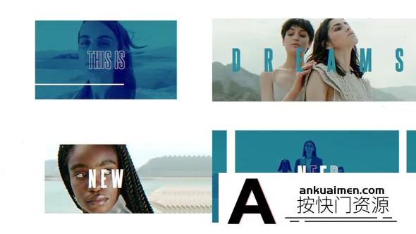 [FCPX发生器]fcpx插件-现代简介效果模板 Trendy Clean Opener 支持m1