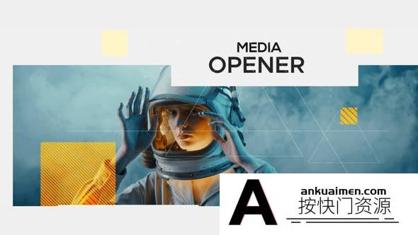 [DaVinci Resolve模板][教程发布]时尚动感视频幻灯片片头达芬奇模板 Stylish Media Opener