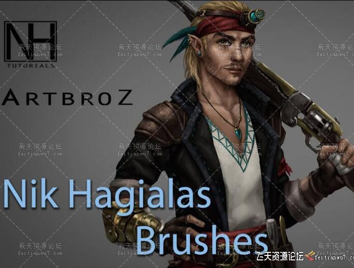 [CG绘画笔刷][插件发布]PS插画笔刷,艺术笔刷,创意CG笔刷下载